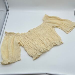 Off-Shoulder Ruffle Blouse